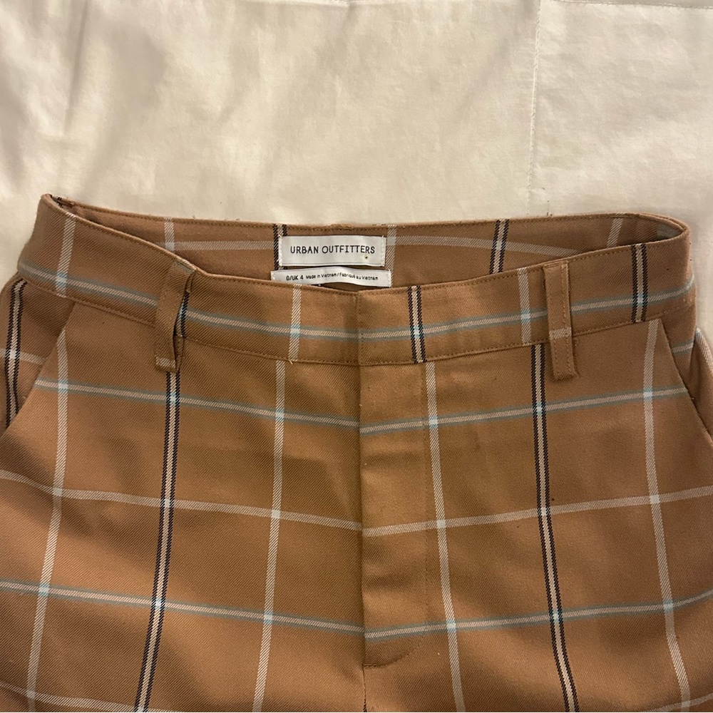 Urban Outfitters Plaid Flare Pants